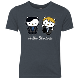 T-Shirts Vintage Navy / YXS Hello Sherlock Youth Triblend T-Shirt