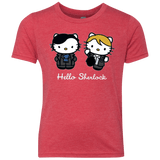 T-Shirts Vintage Red / YXS Hello Sherlock Youth Triblend T-Shirt