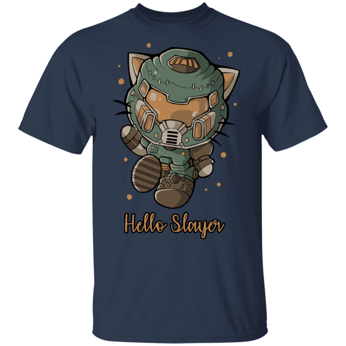 T-Shirts Navy / S Hello Slayer T-Shirt
