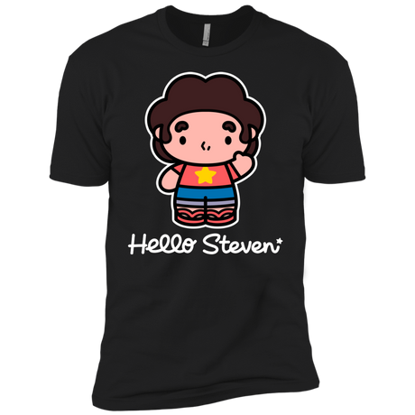 T-Shirts Black / YXS Hello Steven Boys Premium T-Shirt