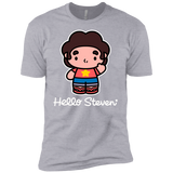 T-Shirts Heather Grey / YXS Hello Steven Boys Premium T-Shirt