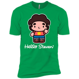 T-Shirts Kelly Green / YXS Hello Steven Boys Premium T-Shirt