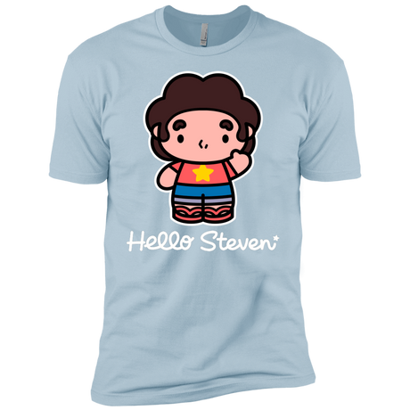 T-Shirts Light Blue / YXS Hello Steven Boys Premium T-Shirt