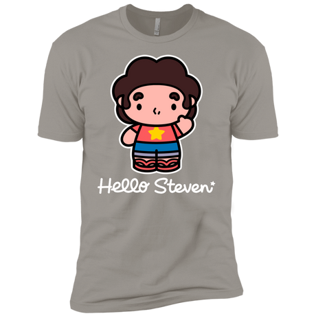 T-Shirts Light Grey / YXS Hello Steven Boys Premium T-Shirt