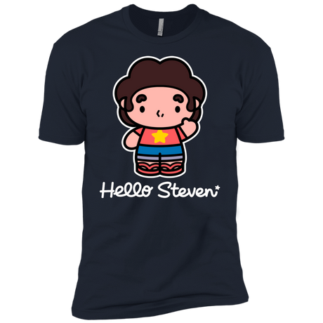 T-Shirts Midnight Navy / YXS Hello Steven Boys Premium T-Shirt
