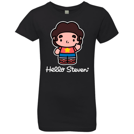 T-Shirts Black / YXS Hello Steven Girls Premium T-Shirt