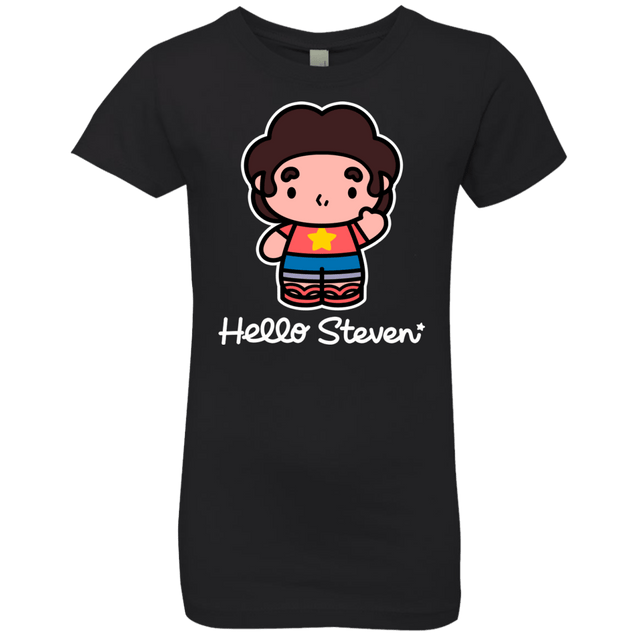 T-Shirts Black / YXS Hello Steven Girls Premium T-Shirt