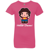 T-Shirts Hot Pink / YXS Hello Steven Girls Premium T-Shirt