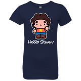 T-Shirts Midnight Navy / YXS Hello Steven Girls Premium T-Shirt