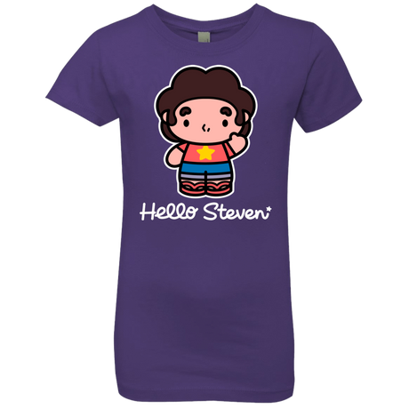 T-Shirts Purple Rush / YXS Hello Steven Girls Premium T-Shirt