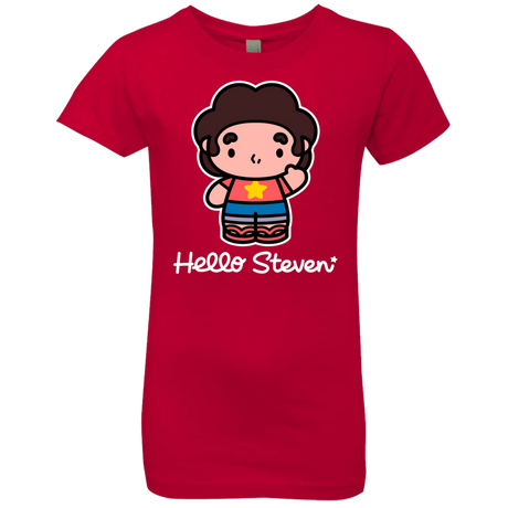 T-Shirts Red / YXS Hello Steven Girls Premium T-Shirt