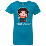 T-Shirts Turquoise / YXS Hello Steven Girls Premium T-Shirt