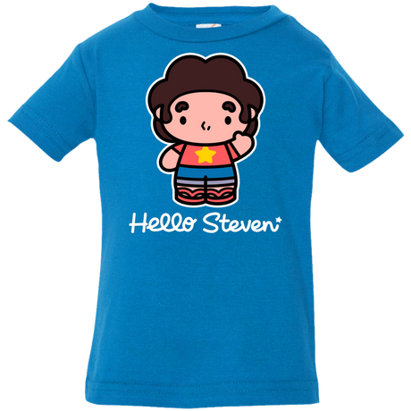 T-Shirts Cobalt / 6 Months Hello Steven Infant Premium T-Shirt