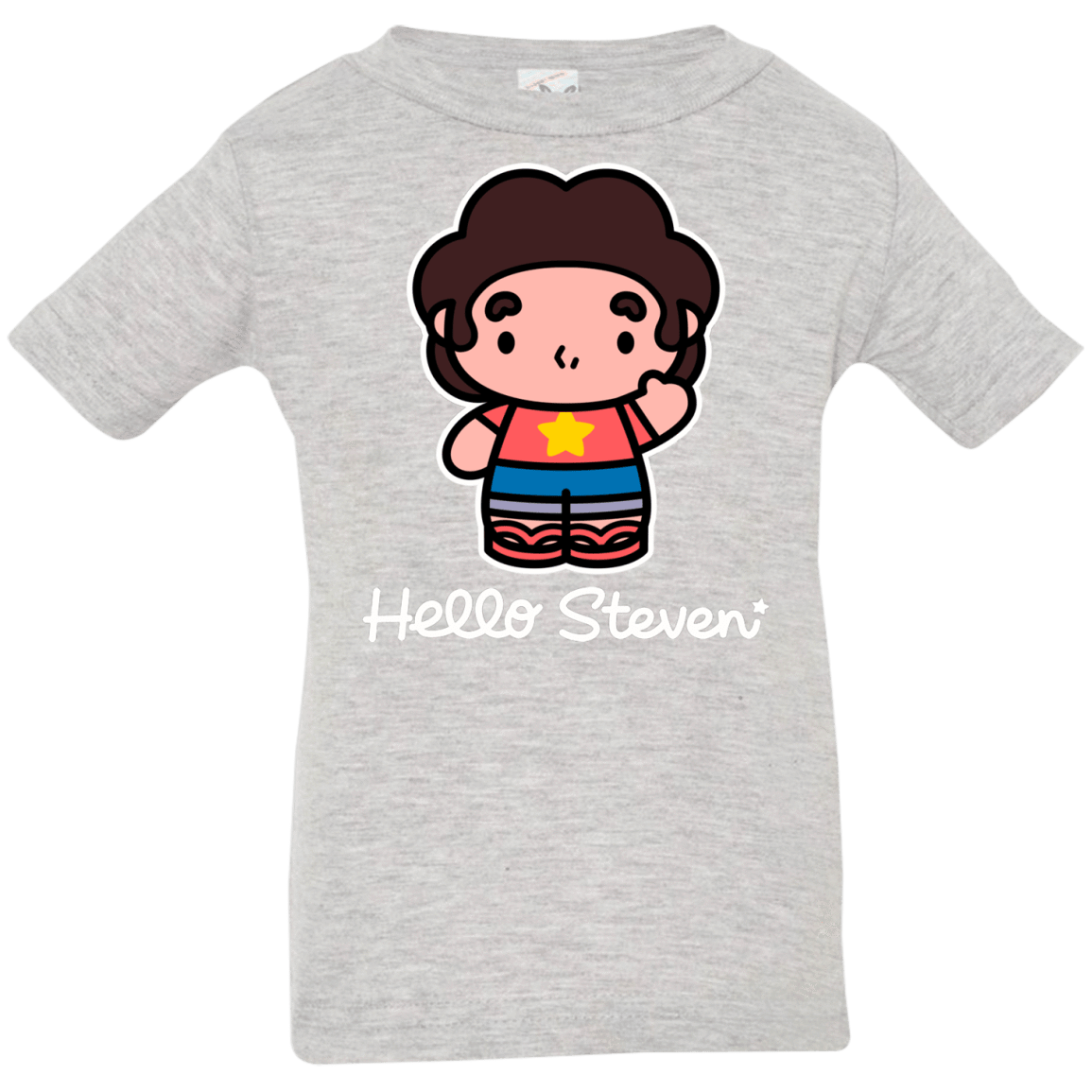 T-Shirts Heather Grey / 6 Months Hello Steven Infant Premium T-Shirt