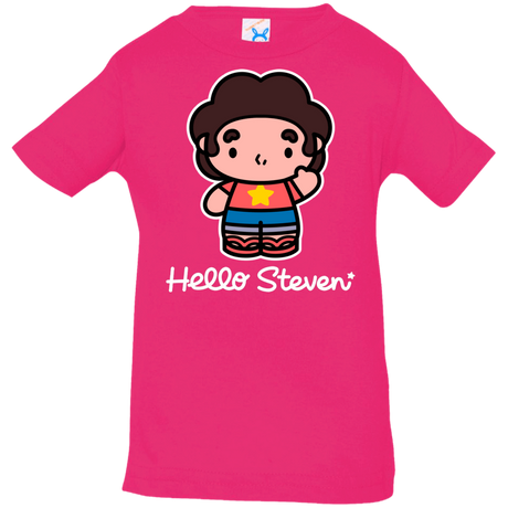 T-Shirts Hot Pink / 6 Months Hello Steven Infant Premium T-Shirt