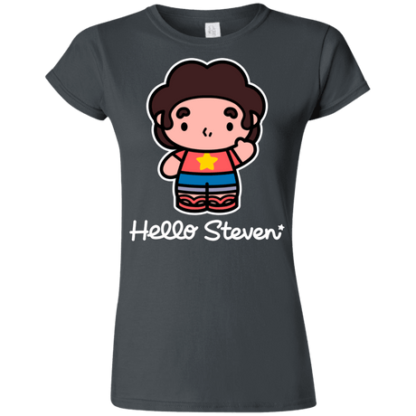 T-Shirts Charcoal / S Hello Steven Junior Slimmer-Fit T-Shirt