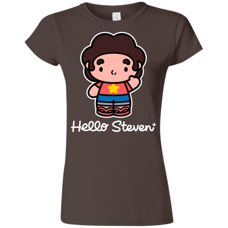 T-Shirts Dark Chocolate / S Hello Steven Junior Slimmer-Fit T-Shirt