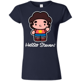 T-Shirts Navy / S Hello Steven Junior Slimmer-Fit T-Shirt