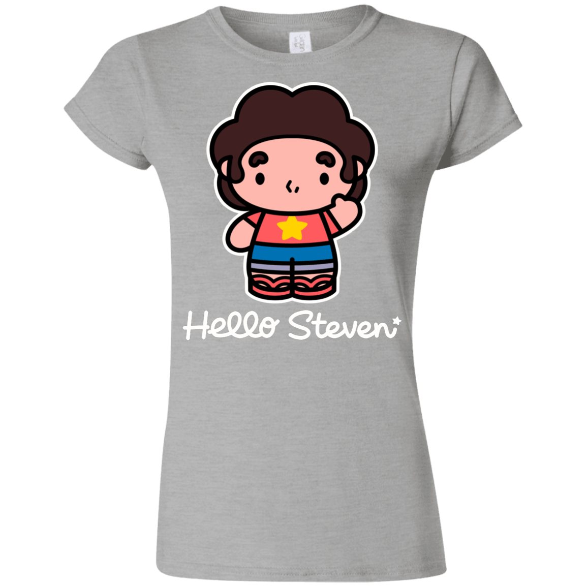 T-Shirts Sport Grey / S Hello Steven Junior Slimmer-Fit T-Shirt