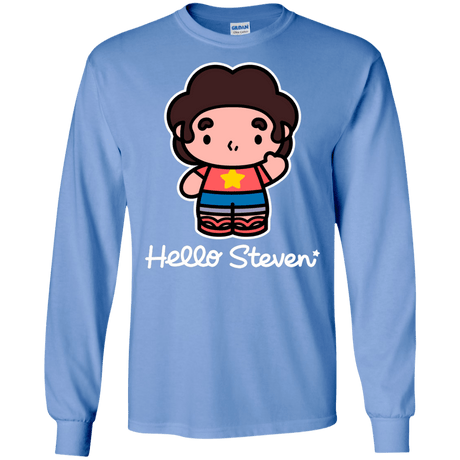 T-Shirts Carolina Blue / S Hello Steven Men's Long Sleeve T-Shirt