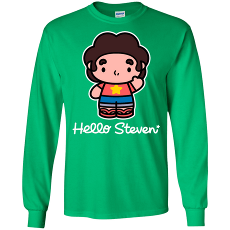 T-Shirts Irish Green / S Hello Steven Men's Long Sleeve T-Shirt