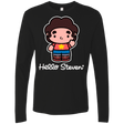 T-Shirts Black / S Hello Steven Men's Premium Long Sleeve