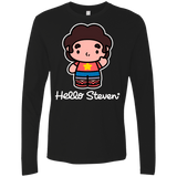 T-Shirts Black / S Hello Steven Men's Premium Long Sleeve