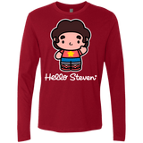T-Shirts Cardinal / S Hello Steven Men's Premium Long Sleeve