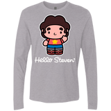 T-Shirts Heather Grey / S Hello Steven Men's Premium Long Sleeve