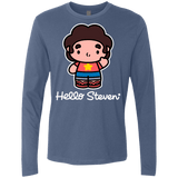 T-Shirts Indigo / S Hello Steven Men's Premium Long Sleeve