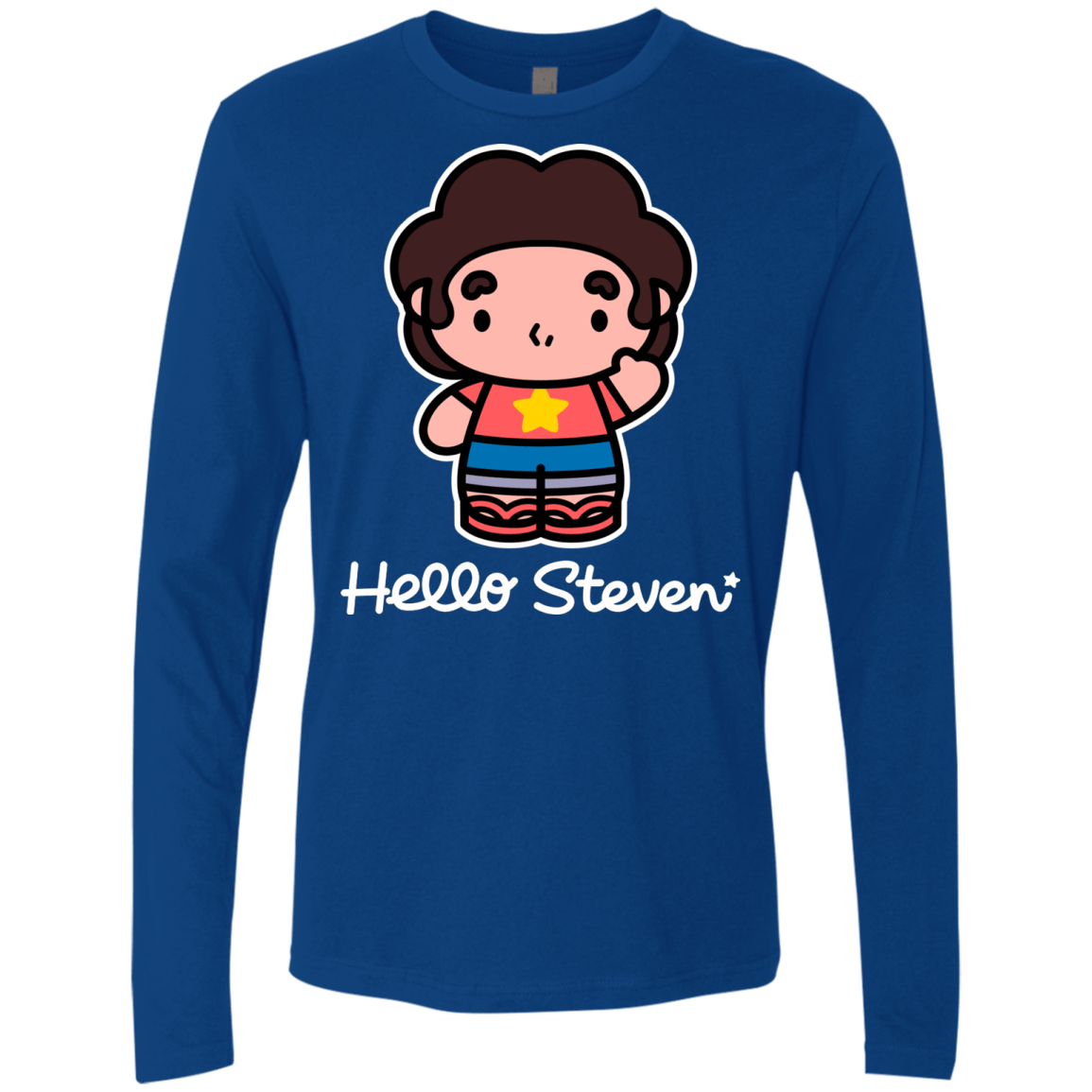 T-Shirts Royal / S Hello Steven Men's Premium Long Sleeve