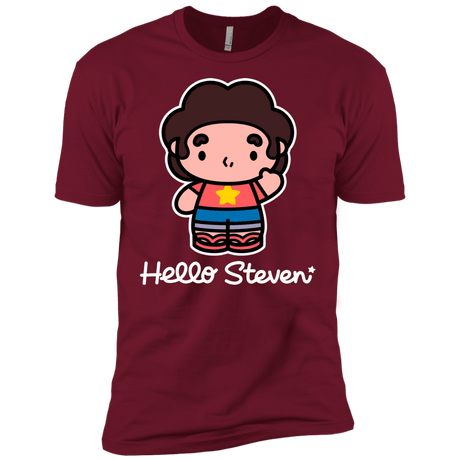 T-Shirts Cardinal / X-Small Hello Steven Men's Premium T-Shirt