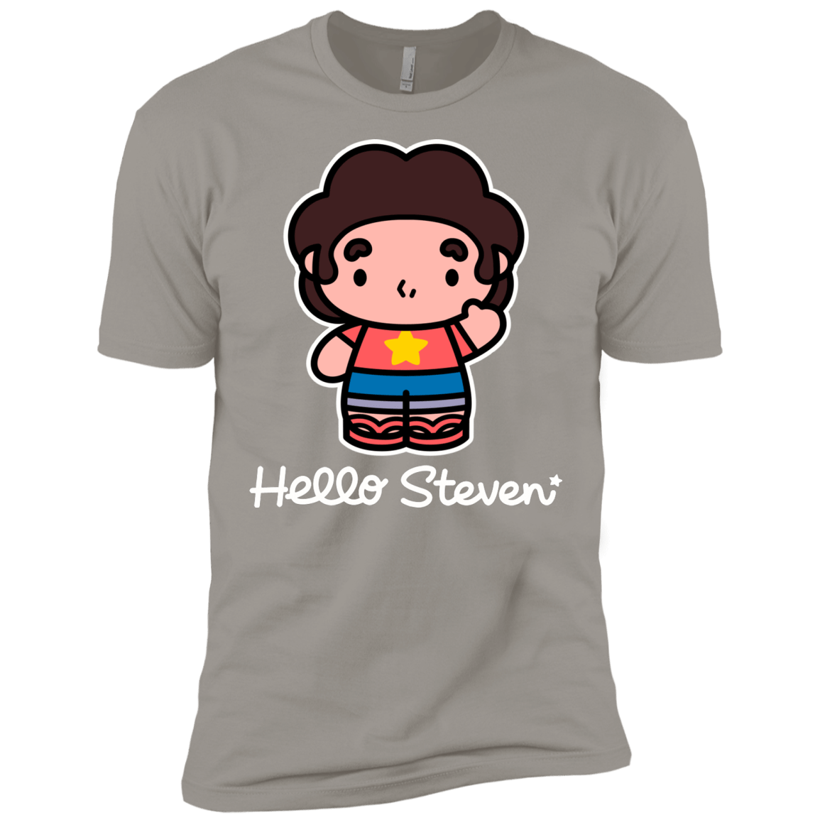 T-Shirts Light Grey / X-Small Hello Steven Men's Premium T-Shirt