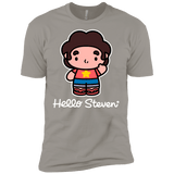 T-Shirts Light Grey / X-Small Hello Steven Men's Premium T-Shirt