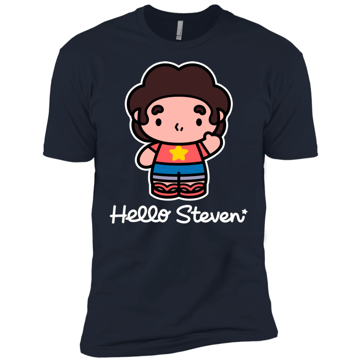 T-Shirts Midnight Navy / X-Small Hello Steven Men's Premium T-Shirt