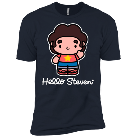 T-Shirts Midnight Navy / X-Small Hello Steven Men's Premium T-Shirt