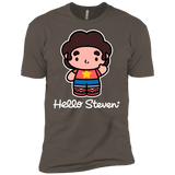 T-Shirts Warm Grey / X-Small Hello Steven Men's Premium T-Shirt