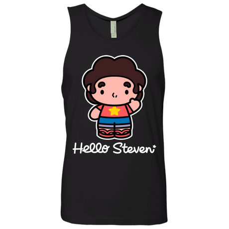 T-Shirts Black / S Hello Steven Men's Premium Tank Top