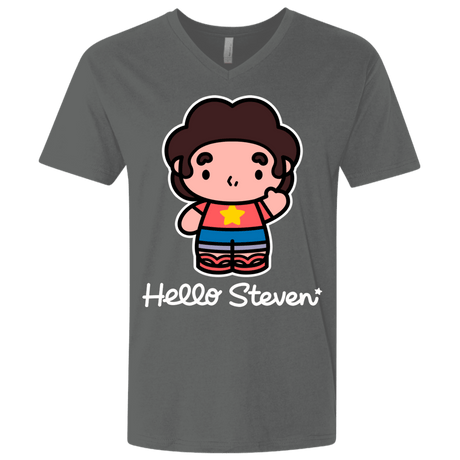 T-Shirts Heavy Metal / X-Small Hello Steven Men's Premium V-Neck