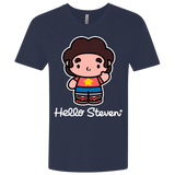 T-Shirts Midnight Navy / X-Small Hello Steven Men's Premium V-Neck