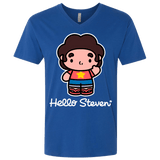 T-Shirts Royal / X-Small Hello Steven Men's Premium V-Neck