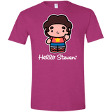 T-Shirts Antique Heliconia / S Hello Steven Men's Semi-Fitted Softstyle