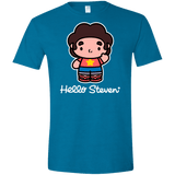 T-Shirts Antique Sapphire / S Hello Steven Men's Semi-Fitted Softstyle