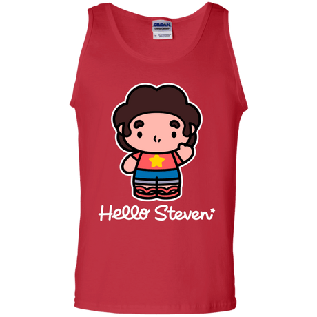 T-Shirts Red / S Hello Steven Men's Tank Top