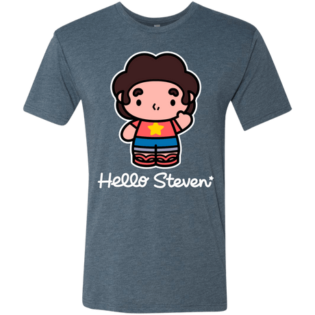 T-Shirts Indigo / S Hello Steven Men's Triblend T-Shirt