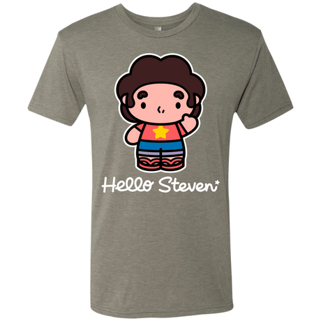 T-Shirts Venetian Grey / S Hello Steven Men's Triblend T-Shirt