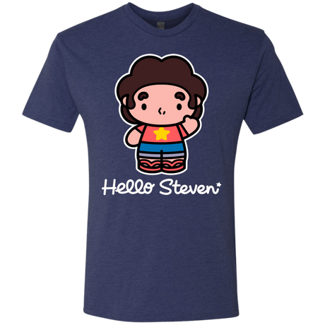 T-Shirts Vintage Navy / S Hello Steven Men's Triblend T-Shirt