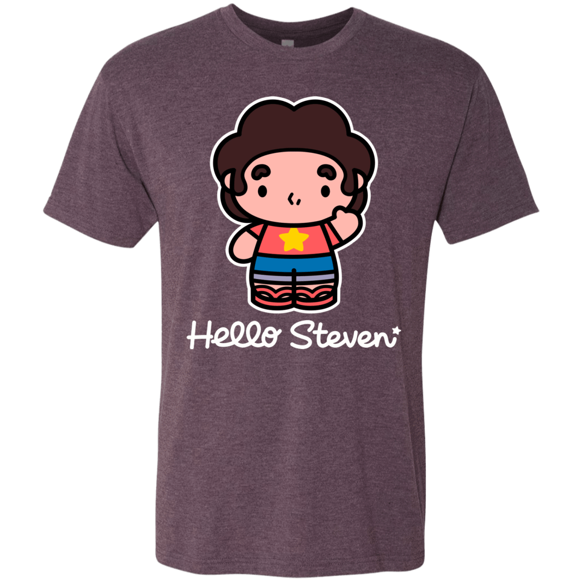 T-Shirts Vintage Purple / S Hello Steven Men's Triblend T-Shirt