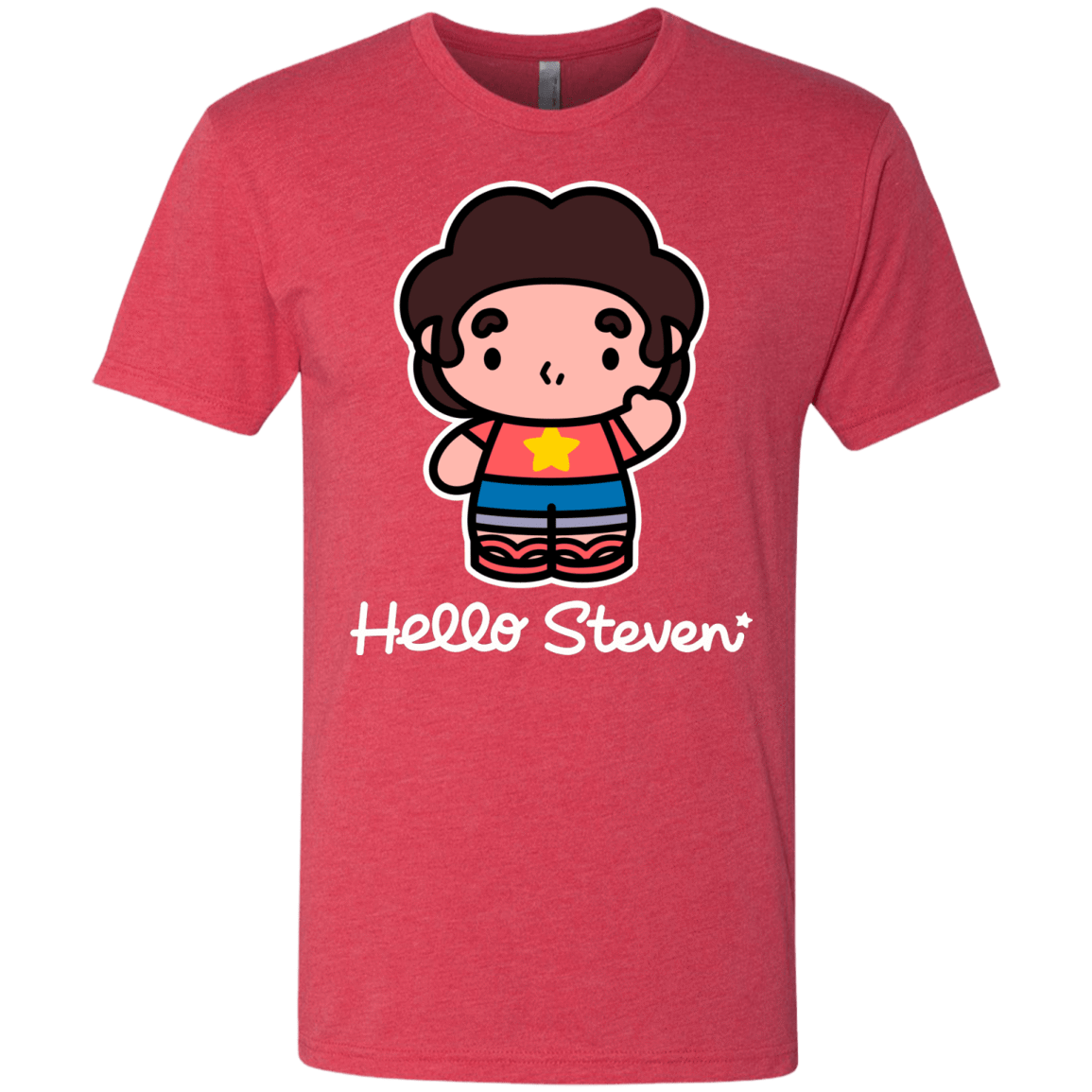 T-Shirts Vintage Red / S Hello Steven Men's Triblend T-Shirt