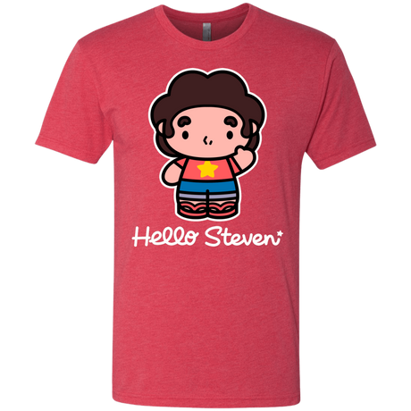 T-Shirts Vintage Red / S Hello Steven Men's Triblend T-Shirt